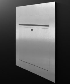edelstahlbriefkasten unterputz modern