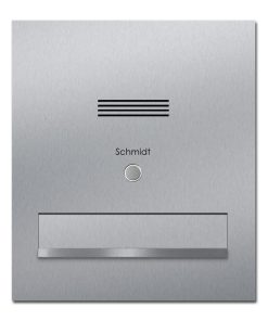 Durchwurfanlage Edelstahl Audio Gegensprechanlage vorbereitet Klingeltaster Namensbeschriftung