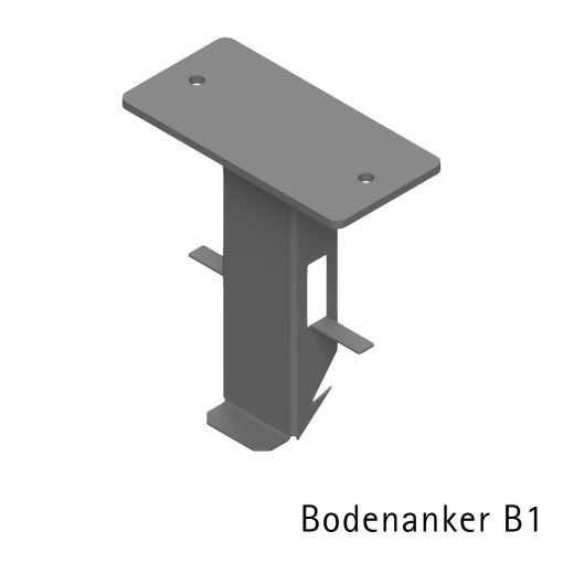 Briefkasten Edelstahl Freistehend Bodenanker Fundament