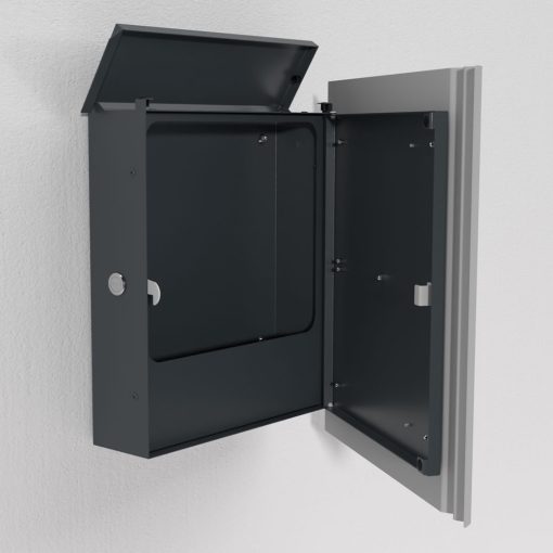 Edelstahl Briefkasten - B1 Wave – Bild 3