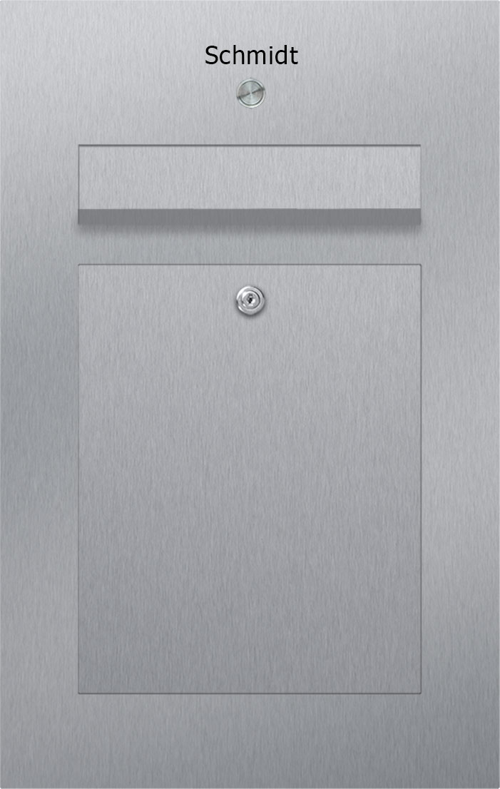 Briefkasten Edelstahl Briefeinwurf Klingel Beschriftung