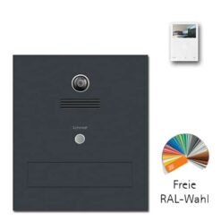 Anthrazit Briefkasten Durchwurf B3V-DW-Mini-HF