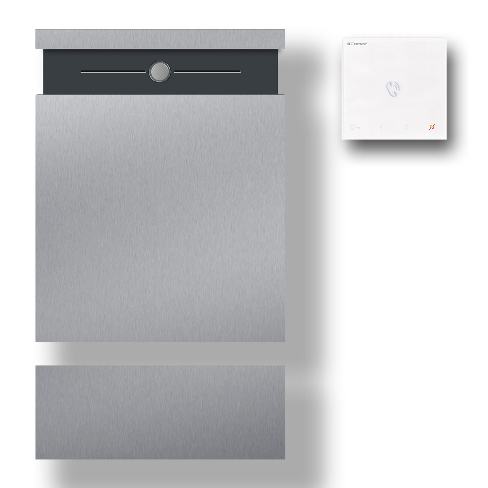 Edelstahl Briefkasten Zeitungsfach Audio B5 Steel