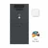 Anthrazit Edelstahl B2-Audio-LED L2-Anthrazit