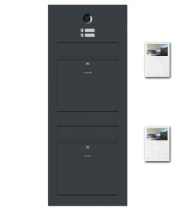Anthrazit Briefkasten B3V-LC TwinV