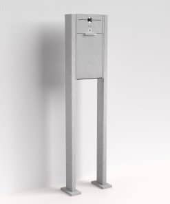 Standbriefkasten Edelstahl Freistehend Türsprechanlage mit Comelit Kamera