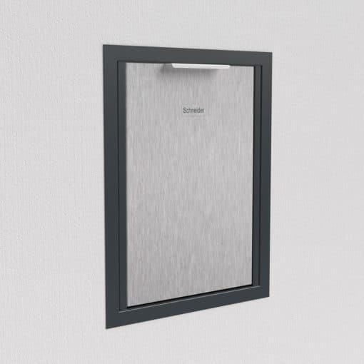 Anthrazit Briefkasten Unterputz B4 Small – Bild 8