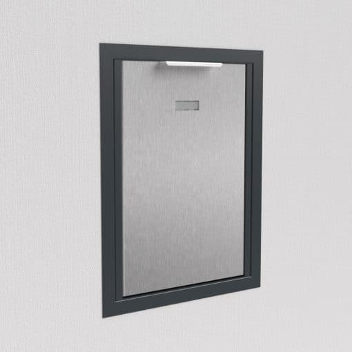 Anthrazit Briefkasten Unterputz B4 Small – Bild 10