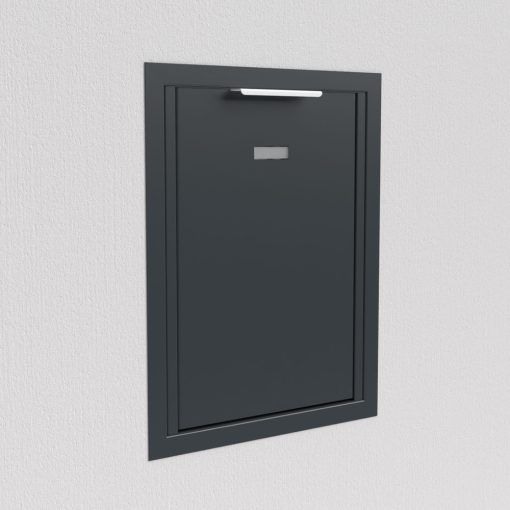 Anthrazit Briefkasten Unterputz B4 Small – Bild 9