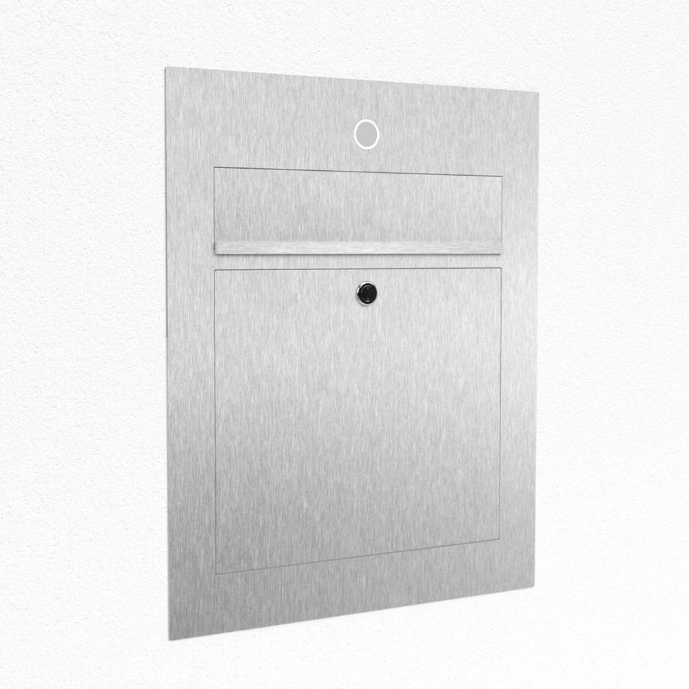 Alternative view of Briefkasten Edelstahl B3 Bell