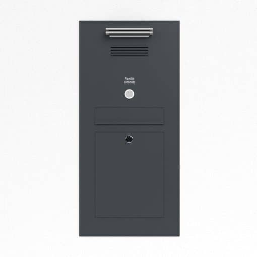 Anthrazit Briefkasten Türsprechanlage B2-Audio-LED L4-Anthrazit – Bild 5