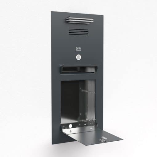 Anthrazit Briefkasten Türsprechanlage B2-Audio-LED L4-Anthrazit – Bild 3