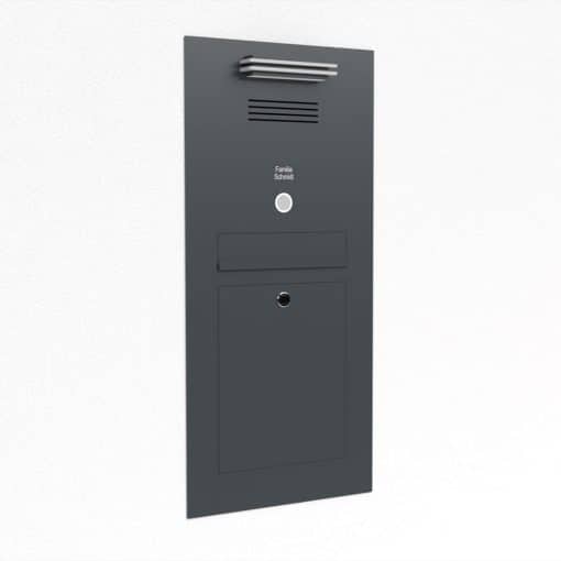 Anthrazit Briefkasten Türsprechanlage B2-Audio-LED L4-Anthrazit – Bild 4
