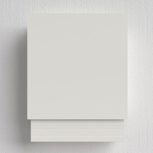 Briefkasten Edelstahl B1 Light White Number Wandmontage V2A Zeitungsfach