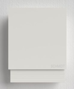 Briefkasten Edelstahl B1 Light White Number Wandmontage V2A Zeitungsfach