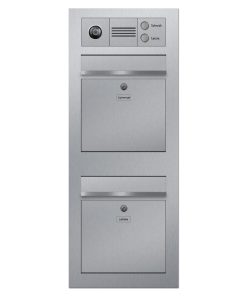Briefkasten Edelstahl B3 Twin Flex Komplettset Audio/Video