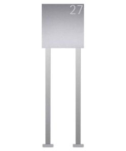 Briefkasten Edelstahl B1 Light Number Briefeinwurf Freistehend Korpus V2A K240