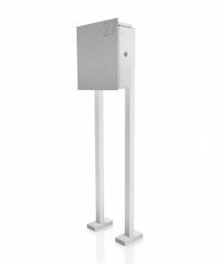 Briefkasten Edelstahl B1 Light Number Briefeinwurf Freistehend Korpus V2A K240 Seite