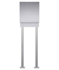 Briefkasten Edelstahl B1 Light Zeitungsfach Freistehend Standfuss Briefeinwurf Korpus V2A K240
