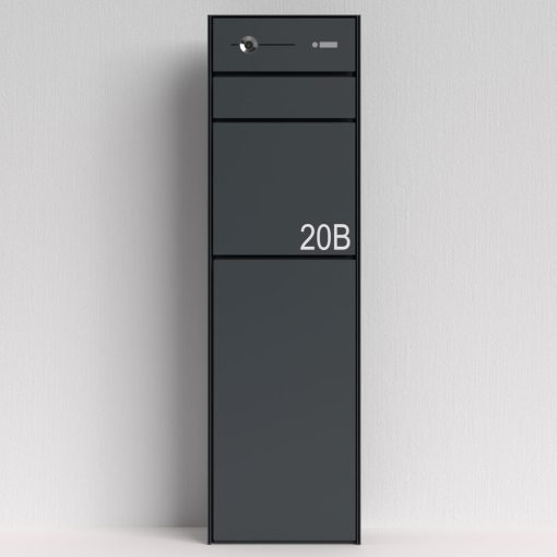 Briefkasten Anthrazit B7 Video Stele MiniHF – Bild 4