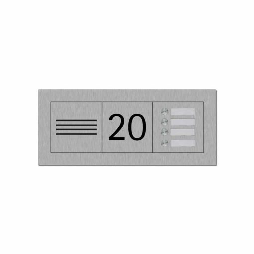 Flex Klingel Horizontal Audio Individuell 4-Klingel