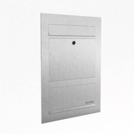 Briefkasten Edelstahl B3 Compact Zeitungsfach – Bild 2