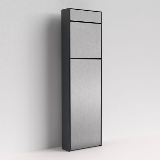 Briefkasten Edelstahl B7 Stele – Bild 2