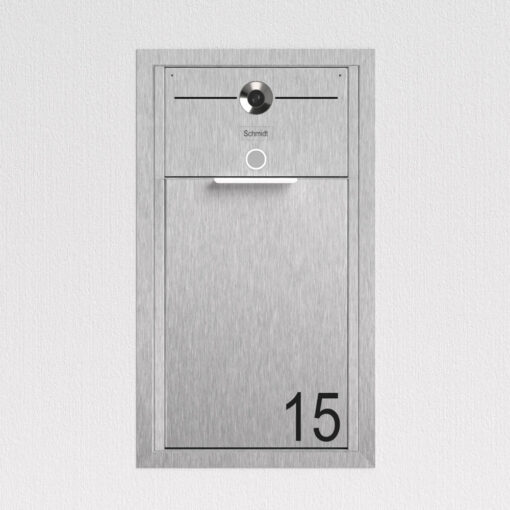 Briefkasten Unterputz Edelstahl B4 Small Video – Bild 4